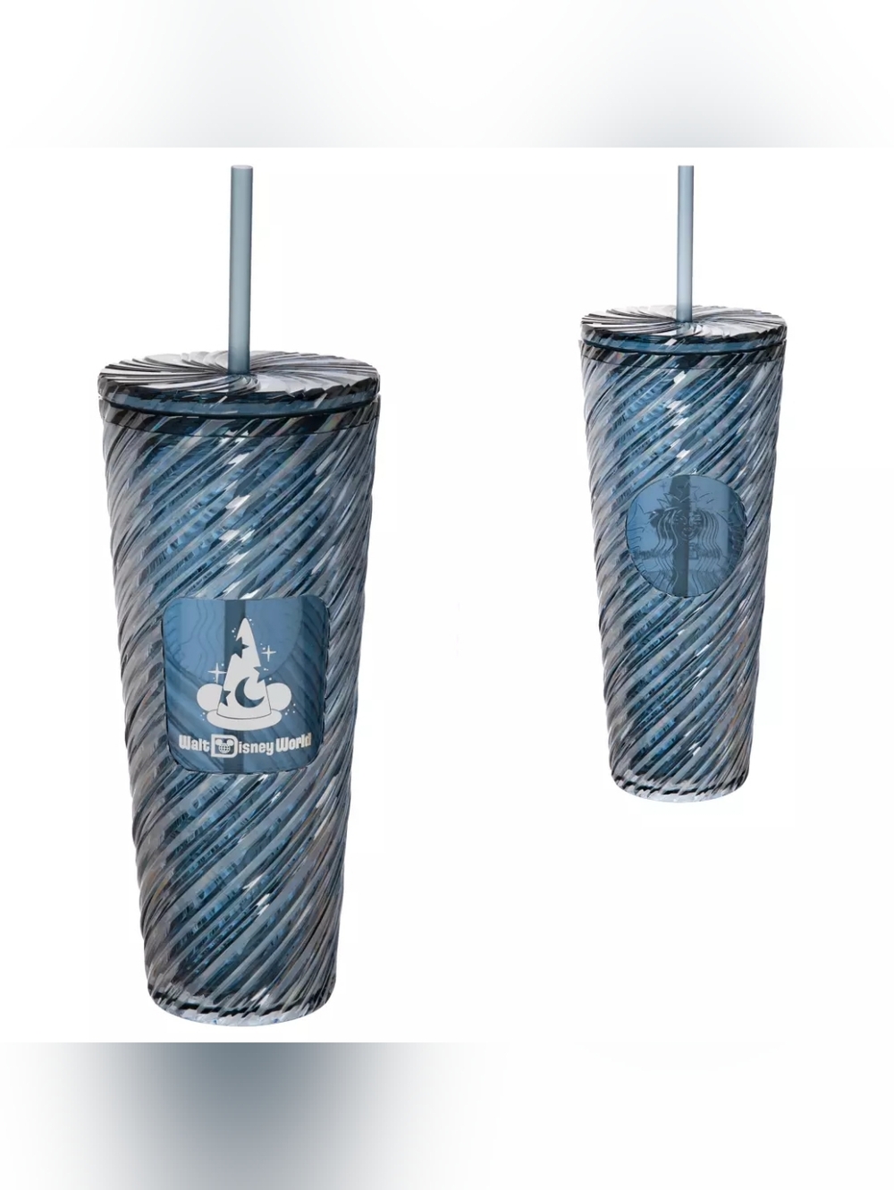 Disney Mickey Mouse Sorcerer's Apprentice Starbucks® Travel Tumbler W/Straw NWT